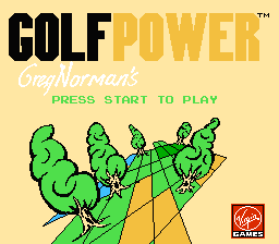 Greg Norman's Golf Power title screenshot